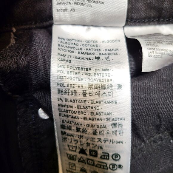 Levis Jeans Womens 31 Black Classic Skinny Leg Stretch Denim Distressed - Picture 4 of 11